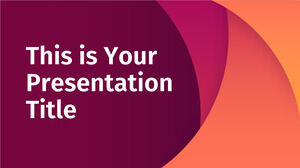 Kurva Dinamis. Templat PowerPoint Gratis & Tema Google Slide