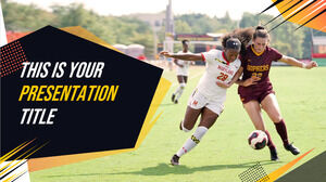 Olahraga Geometrik. Templat PowerPoint Gratis & Tema Google Slide