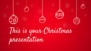 居心地の良いクリスマス。 無料の PowerPoint テンプレートと Google スライドのテーマ