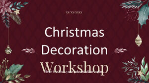 Atelier de decorațiuni de Crăciun