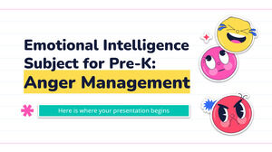 เรื่องความฉลาดทางอารมณ์สำหรับ Pre-K: การจัดการความโกรธ