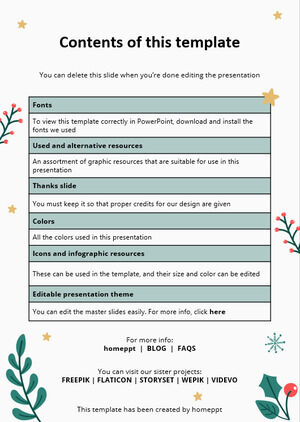 印刷可能なクリスマス イブ レストラン メニュー