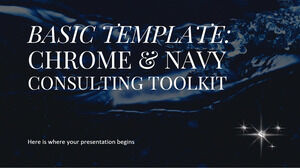 النموذج الأساسي: Chrome & Navy Consulting Toolkit