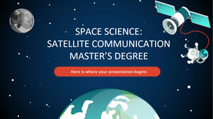 Scienze Spaziali: Master in Comunicazione Satellitare