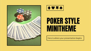 Minitema estilo poker
