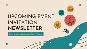 النشرة الإخبارية لدعوة الحدث القادمة