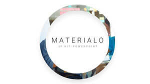 Simple European and American format summary report business common ppt template