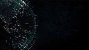 12 Hintergrundbilder von Dot Line Technology Internet-Themen-PPT