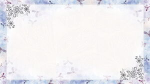 Quattro immagini di sfondo PPT modello arte viola