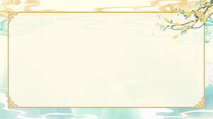 Trois images d'arrière-plan PPT de style chinois classique exquis