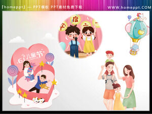 Vier PPT-Material-Downloads für Kinder und Eltern zum Internationalen Kindertag