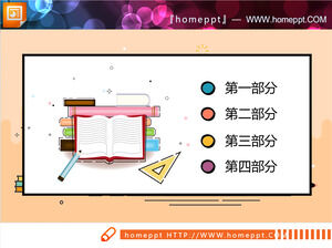 Kompletne pobieranie 19 zestawów kreskówkowych wykresów PPT w stylu MBE