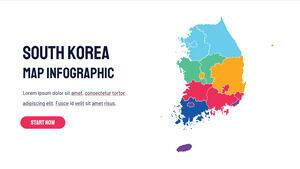 Free Powerpoint Template for South Korea