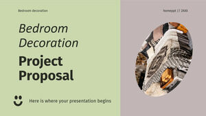 Propuesta de proyecto de decoración de dormitorio