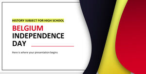 Materia di Storia per il Liceo: Festa dell'Indipendenza del Belgio