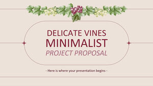 Propuesta de proyecto minimalista de Delicate Vines