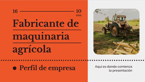 Tarım Makinaları İmalatçı Firma Profili