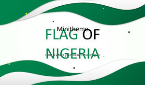 Bandeira da Nigéria Minitema