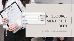 عرض تقديمي لتطوير الموارد البشرية