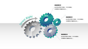 Wykres PPT trójwymiarowej relacji powiązań tego koła (6 arkuszy)