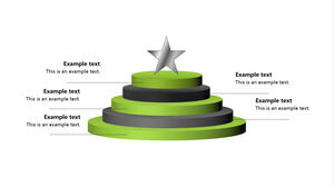 diagramă ppt cu relația de progresie pe scară (15P)
