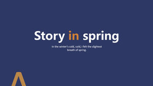 Scarica il modello PPT di rapporto commerciale europeo e americano semplificato blu