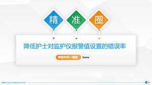 Precision Circle, Monitör Alarm Değerlerini Ayarlamada Hemşirelerin Hata Oranını Azaltır PPT Şablonu İndir