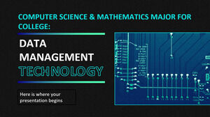 대학 컴퓨터 공학 및 수학 전공: 데이터 관리 기술