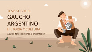 Thesenerklärung zum argentinischen Gaucho: Geschichte und Kultur