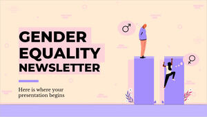 Gender Equality Newsletter