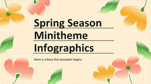 Infographie sur le mini-thème de la saison printanière