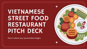 Vietnam Sokak Yemekleri Restoranı Pitch Deck