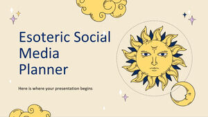 Ezoterik Sosyal Medya Planlayıcısı