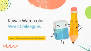 カワイイ水彩仕事仲間会議未
