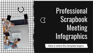 Infographics اجتماع سجل القصاصات المهنية