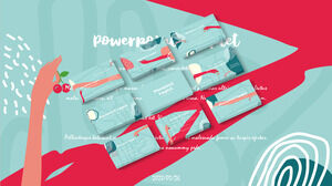 Artistic temperament fills the PowerPoint template