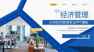 قالب PowerPoint للبرامج الدراسية للدورة الجامعية في الاقتصاد والإدارة