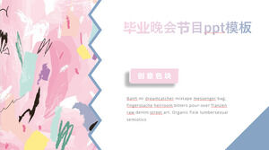 Modello di PowerPoint per il programma della festa di laurea semplice, elegante e d'atmosfera