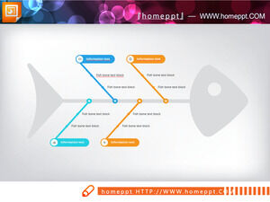 قم بتنزيل 17 مخططًا مبسطًا وملونًا لعظم السمكة PPT