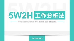 Descărcare șablon PPT pentru 5W2H Job Analysis Enterprise Training