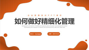 How to Download the PPT Template for Fine Management Training