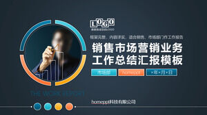 Descărcați un șablon PPT pentru un raport rezumat de sfârșit de an de vânzări și marketing complet structurat