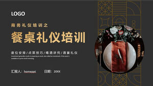 İş Görgü Kuralları Eğitimi - Sofra Adabı Eğitimi PPT İndir