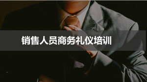 Sales Personnel Business Etiquette Training PPT Download