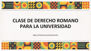 บทเรียนกฎหมายโรมันสำหรับมหาวิทยาลัย