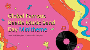 Minithema zum Tag der weltberühmten Beetle-Musikband