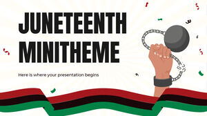 Juneteenth Minitheme