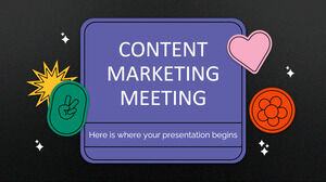 Content Marketing Meeting