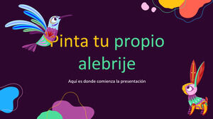Pinte sua própria oficina Alebrije