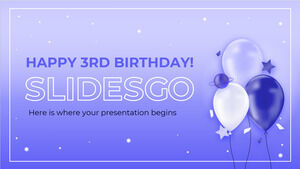 Wszystkiego najlepszego z okazji 3 urodzin!